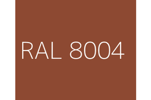 Alu cserépvörös tetőátmenet RAL: 8004